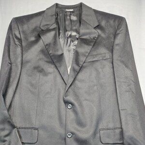 Jos A Bank 100% Cashmere Executive Blazer Men’s 44 Long Black 2 Button